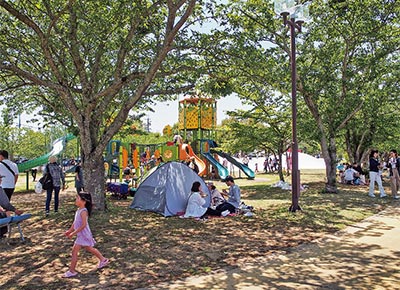 二ツ沼総合公園の遊具エリア