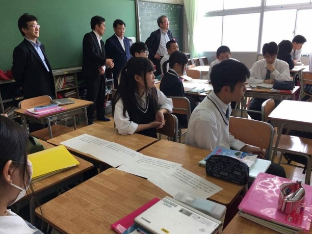 松野博一文部科学大臣視察「ふたば未来学園高等学校」 の画像1