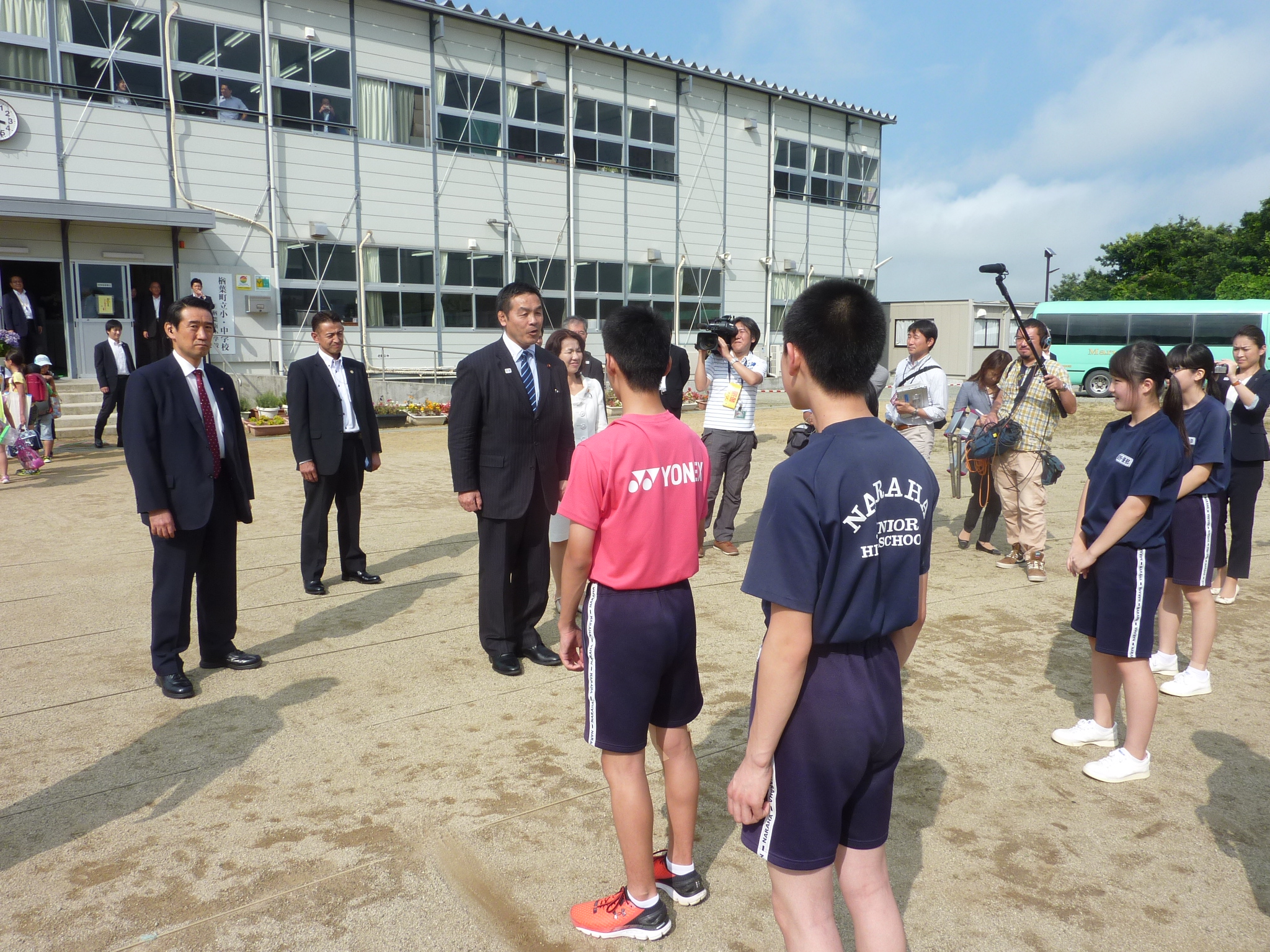 馳文部科学大臣　福島県の学校視察の画像2