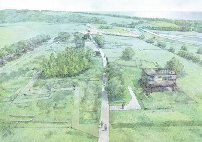 中野地區聚落的影像