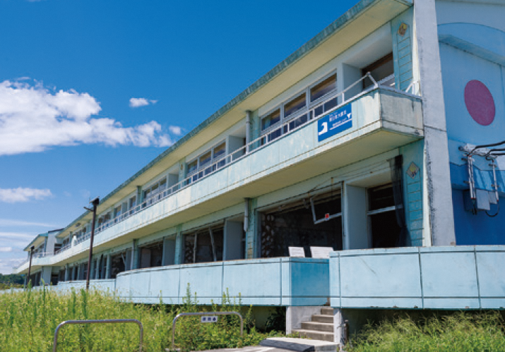 地震遺址浪江町立請戶小學的照片
