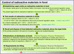Image: Radioactive Materials in foods