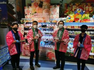 在东南亚展开了县产桃子的宣传活动！1