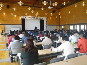 開会のあいさつ