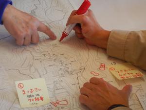 被害状況のマップへの落とし込み