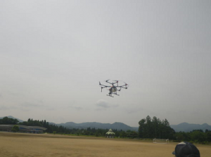 ドローンの飛行状況