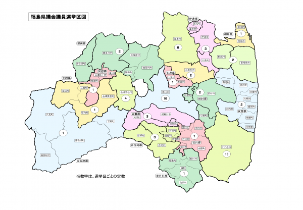 選挙区図（令和元年11月～）