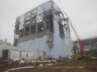 4号機原子炉建屋(平成23年3月22日撮影)