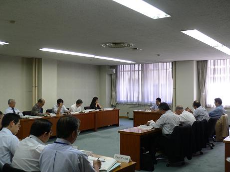第1回福島県復興計画検討委員会第3分科会の様子