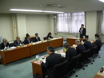 第2回福島県復興計画検討委員会第3分科会の様子
