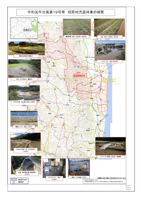 令和元年台風第１９号等相双地方農林業の被害ページ３