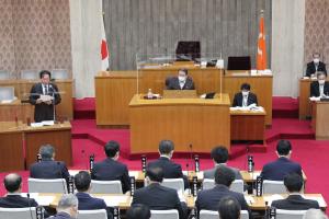 福島県長期総合計画審査特別委員会の写真
