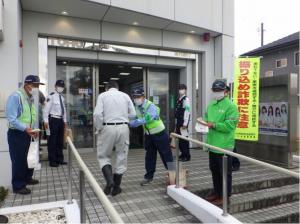 装備資機材支援を受けて活動するボランティア団体