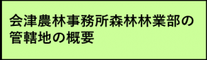 会津農林事務所森林林業部の管轄地の概要