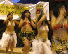 ポリネシア系の人達の踊り