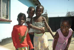 ザンビアの子供たち