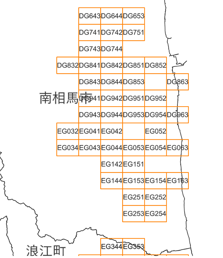 指定道路図（南相馬市）