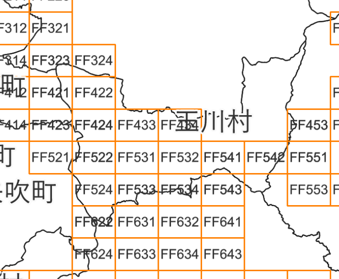 指定道路図（玉川村）