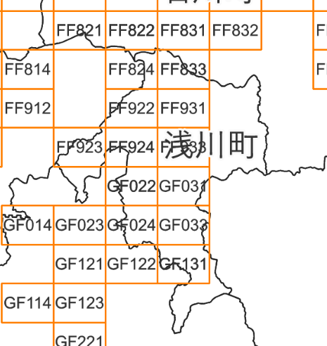 指定道路図（浅川町）