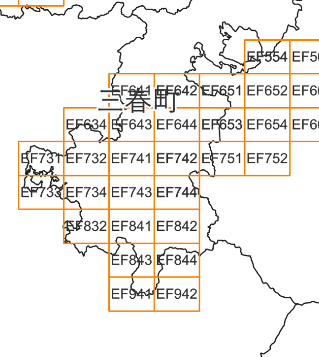 指定道路図（三春）