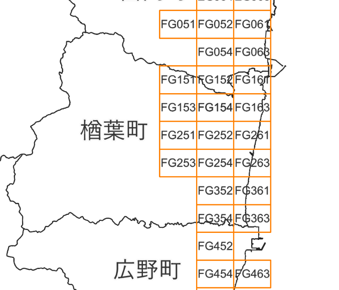 指定道路図（楢葉町）