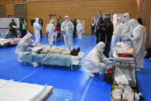 医療中継拠点設置運営訓練