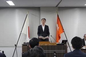 議長挨拶の写真