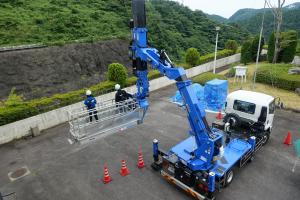 橋梁点検車も来たよ！