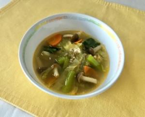 たっぷり野菜の坦々スープ