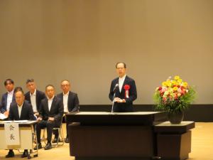 令和7年8月6日　知事祝辞写真2