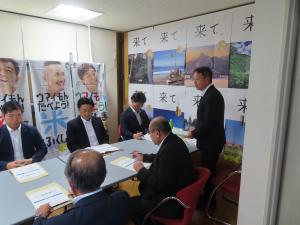 福島県大阪事務所の視察写真