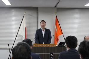 一般質問（山田真太郎議員）の写真