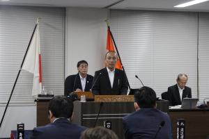 一般質問（吉田誠議員）の写真