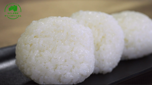 有機栽培で育てたコシヒカリのおにぎり