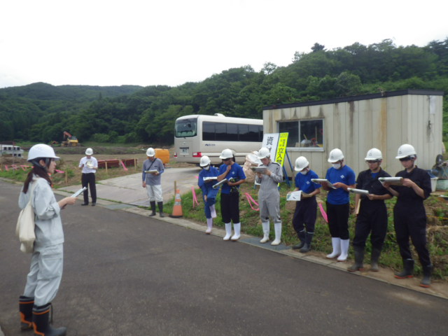 ほ場整備工事浮金第二地区1