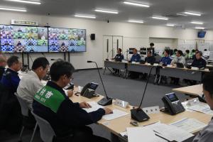 原子力災害現地対策本部運営訓練