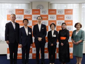 知事表敬
