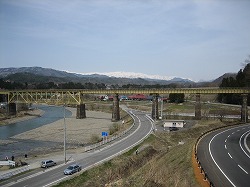 一ノ戸川の鉄橋