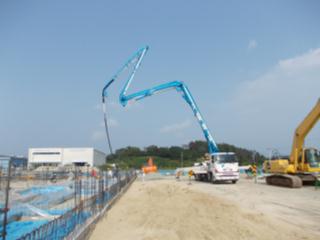 土間コンクリート打設2