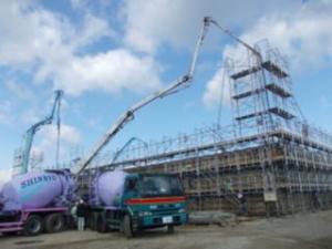 躯体コンクリート打設工事2