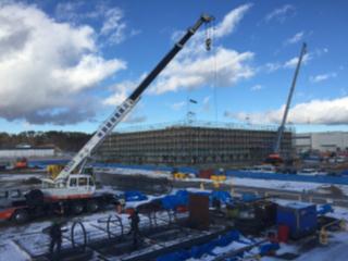 躯体コンクリート打設工事(屋上)