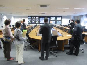 和歌山県防災センターを調査する総務委員会