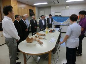 兵庫県立リハビリテーション中央病院を調査する福祉公安委員会