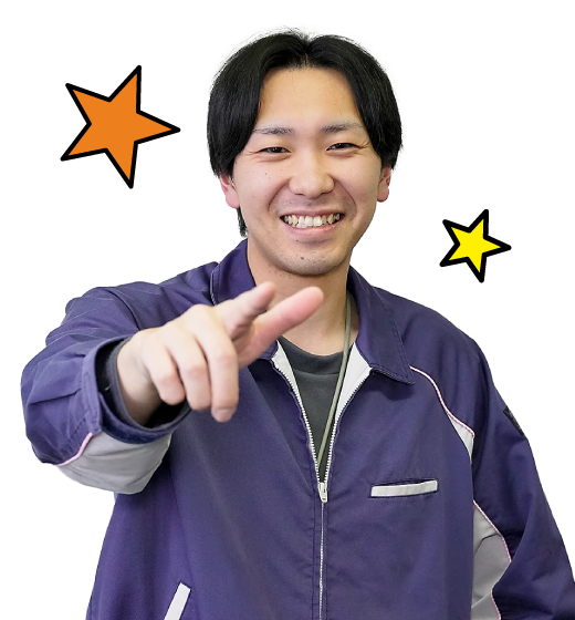 製造部 10年目 金田 丈一郎さん