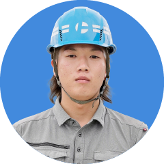 土木部 現場代理人 4年目 武藤 翔さん