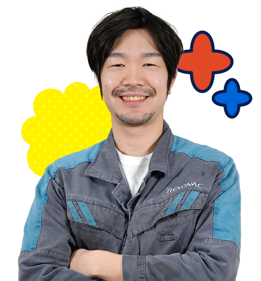 製造部 第二製造課 第二製造係 班長 8年目 宮内 瞭さん