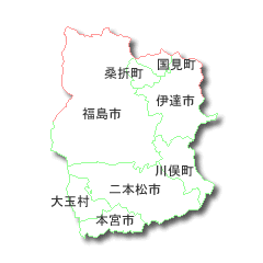 県北管内市町村地図