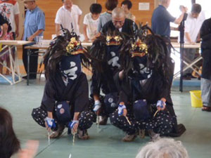 渡戸獅子舞の写真