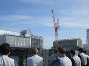 후쿠시마 제1원자력 발전소 시찰1