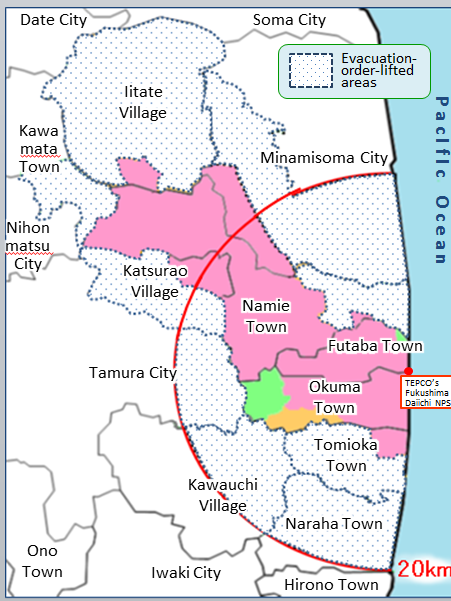 Current evecuation ordered zones